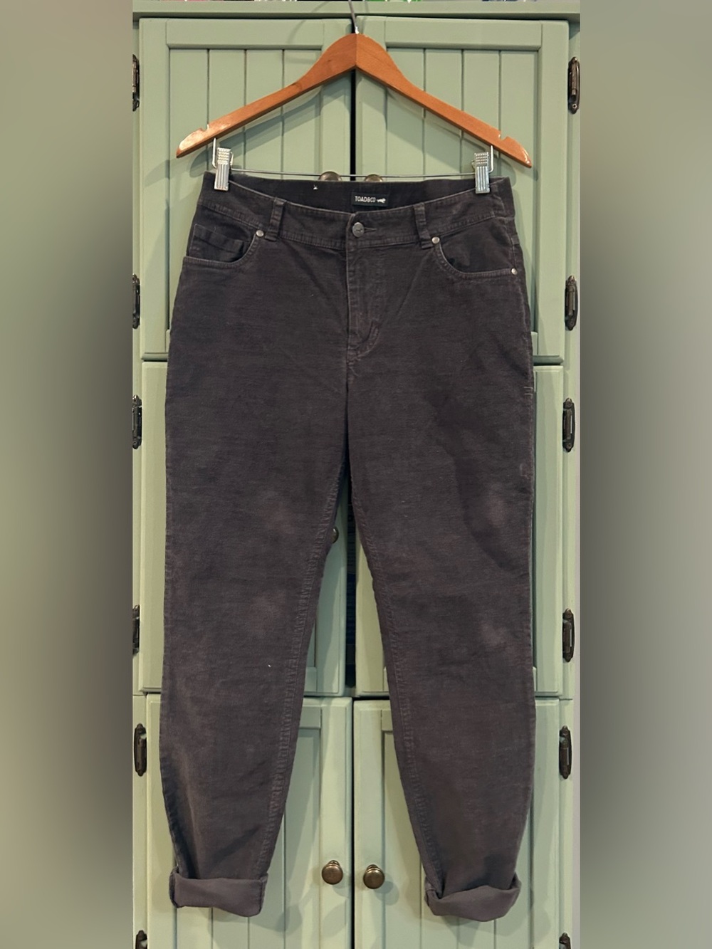 Toad&Co Charcoal karuna cord skinny Pants